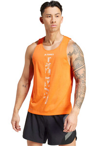 adidas camiseta montaña manga corta hombre XPR SINGLET vista frontal