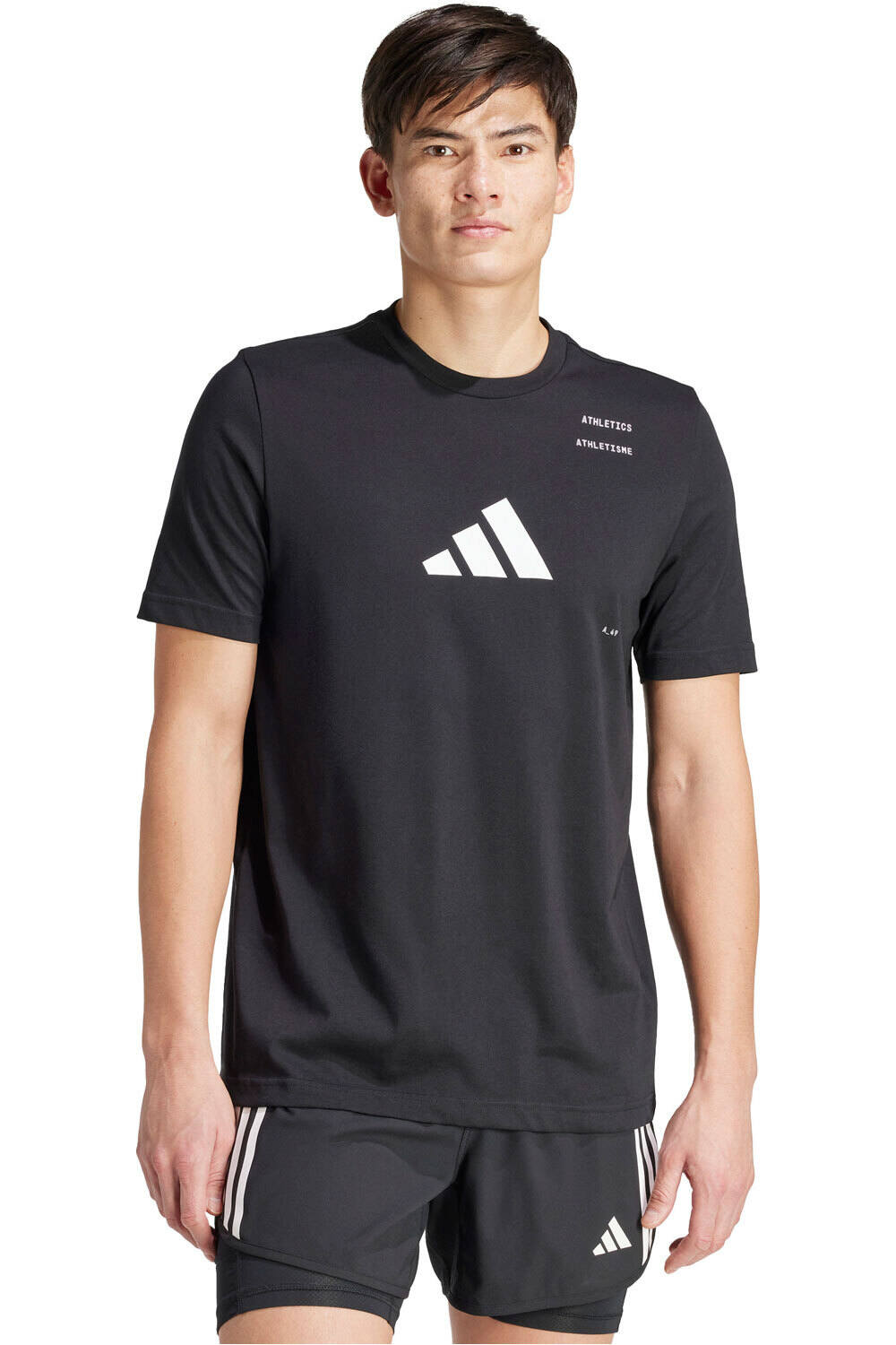 adidas camiseta técnica manga corta hombre M ATH CAT G T vista frontal