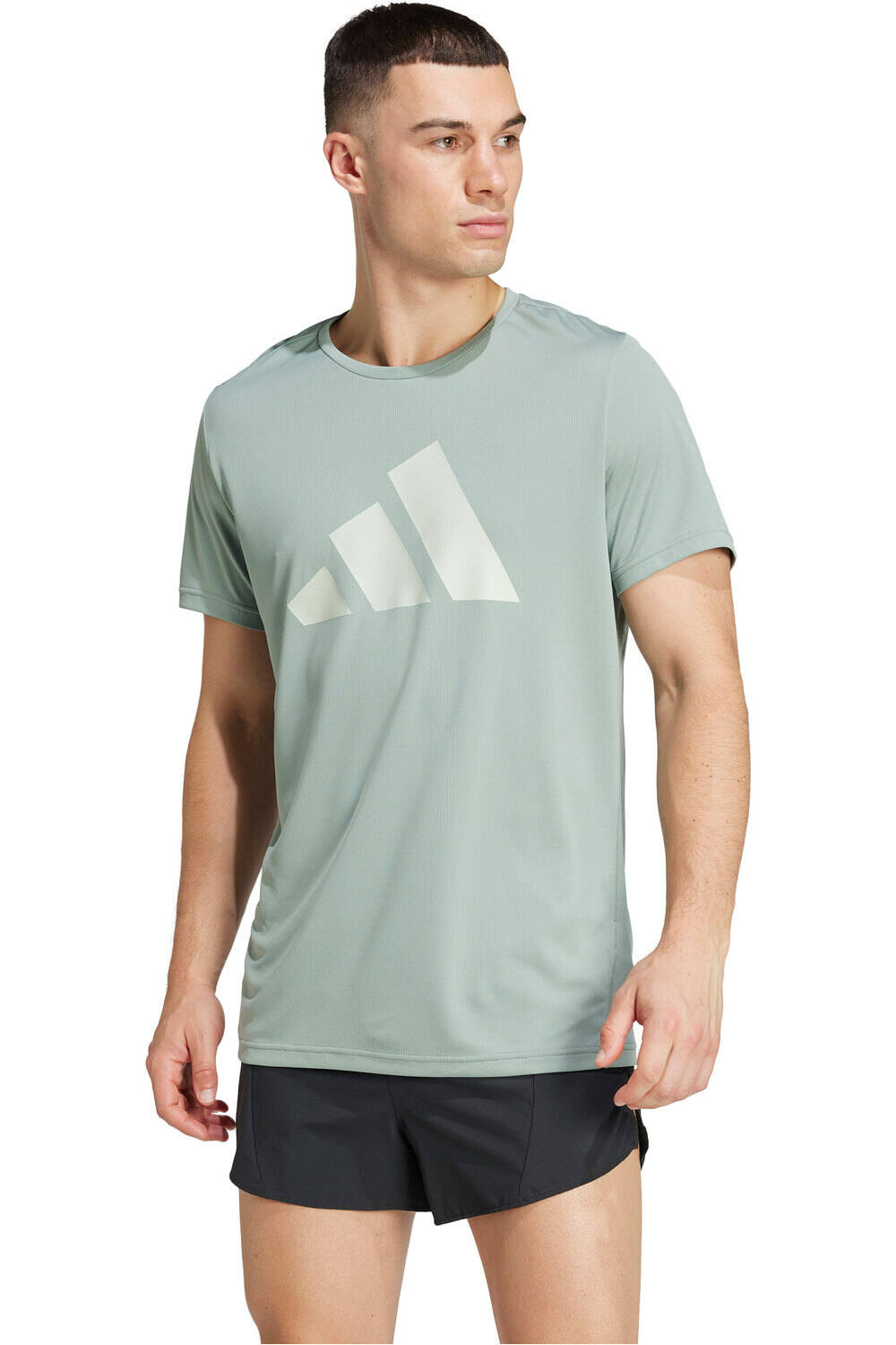 adidas camiseta técnica manga corta hombre RUN IT TEE vista frontal