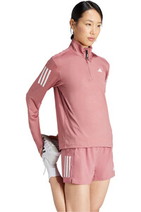 adidas camiseta técnica manga larga mujer OTR B HZIP vista detalle