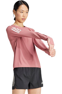 adidas camiseta técnica manga larga mujer OTR B LS vista detalle