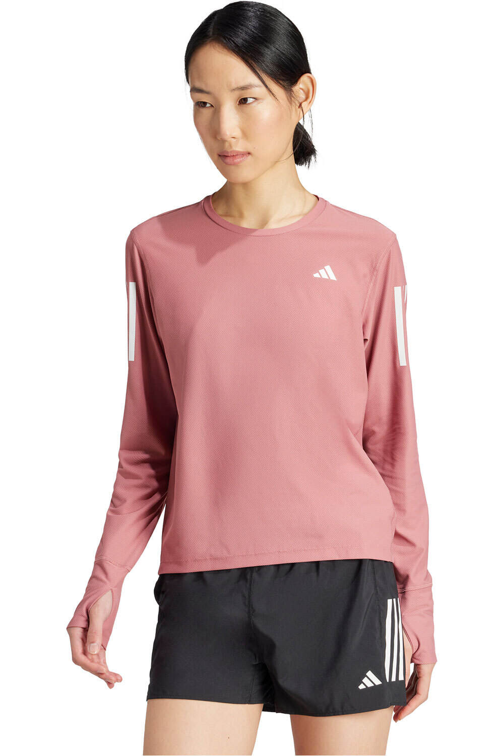 adidas camiseta técnica manga larga mujer OTR B LS vista frontal