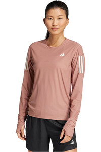 adidas camiseta técnica manga larga mujer OTR B LS vista frontal