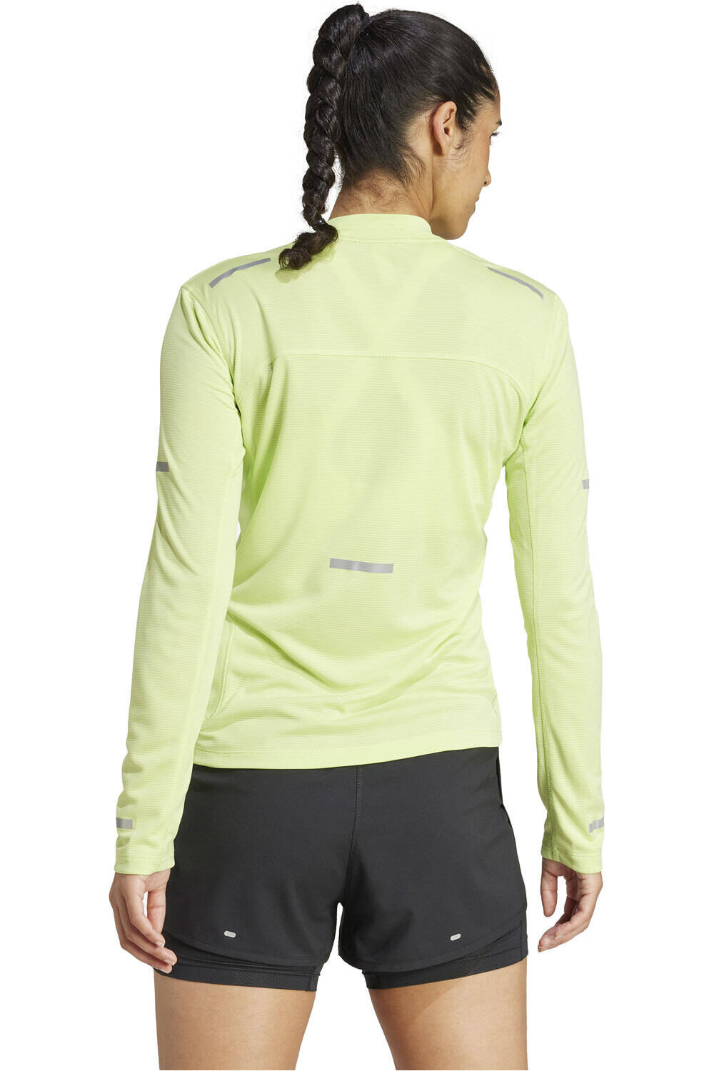 adidas camiseta técnica manga larga mujer ULT HI VIS LS W vista trasera