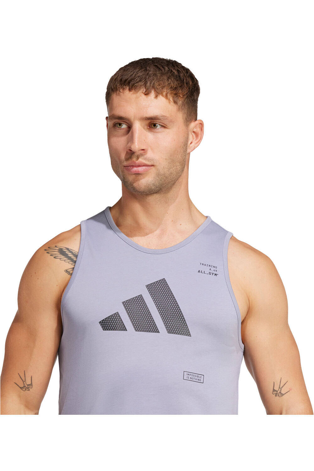 adidas camiseta tirantes fitness hombre M TR CAT G TK vista detalle