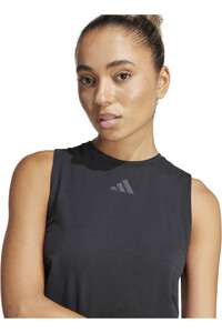 adidas camiseta tirantes fitness mujer BOXY TANK 3S vista detalle