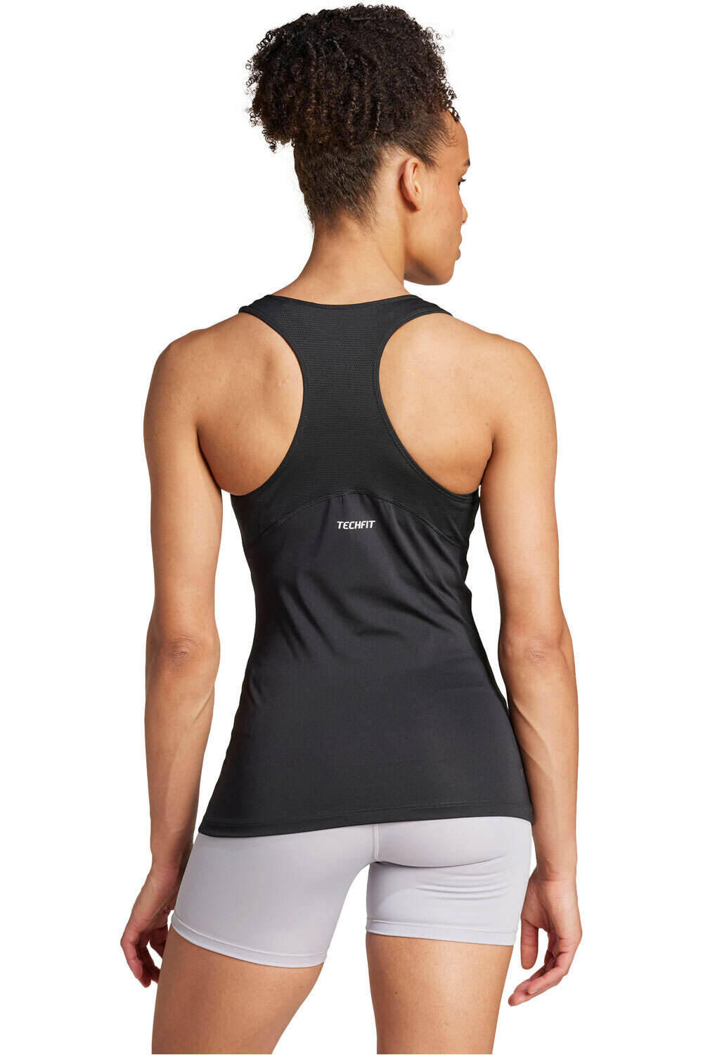 adidas camiseta tirantes fitness mujer TF TRAIN TK vista trasera