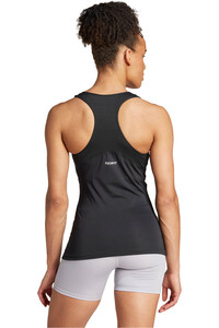 adidas camiseta tirantes fitness mujer TF TRAIN TK vista trasera