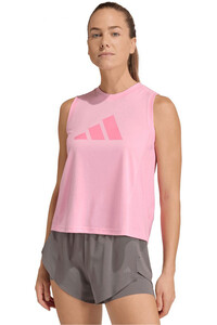 adidas camiseta tirantes fitness mujer TR-ES LOGO TK vista frontal