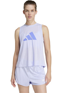 adidas camiseta tirantes fitness mujer TR-ES LOGO TK vista frontal