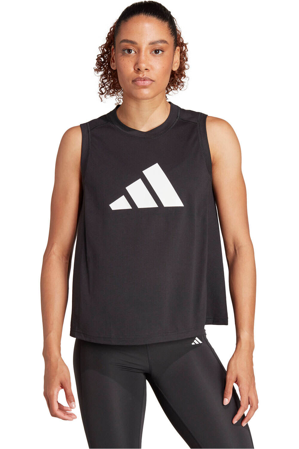 adidas camiseta tirantes fitness mujer TR-ES LOGO TK vista frontal