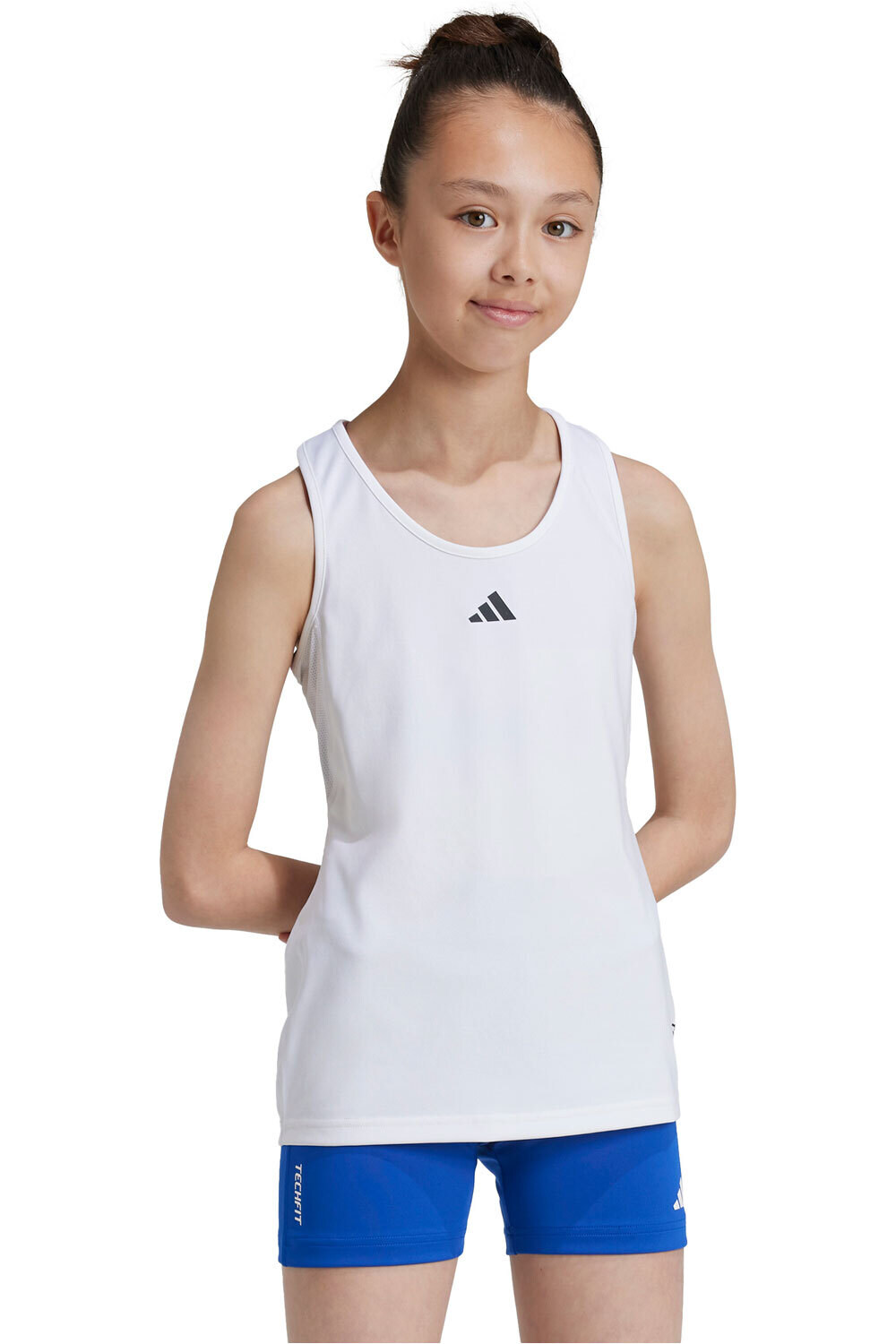 adidas camiseta tirantes niña JG TF TANK vista frontal