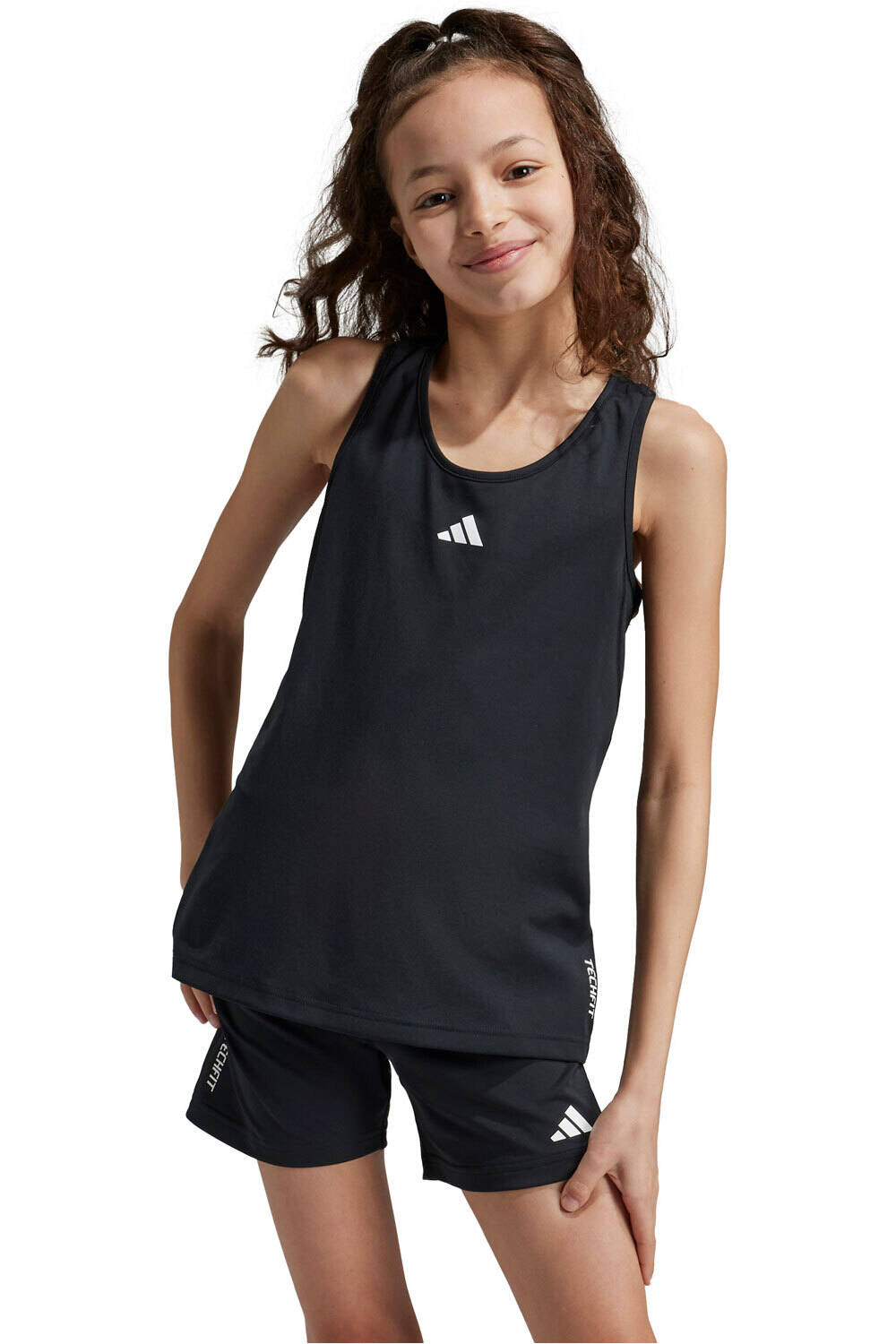 adidas camiseta tirantes niña JG TF TANK vista frontal