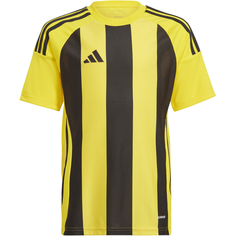 adidas camisetas entrenamiento futbol manga corta niño STRIPED 24 JSYY vista frontal