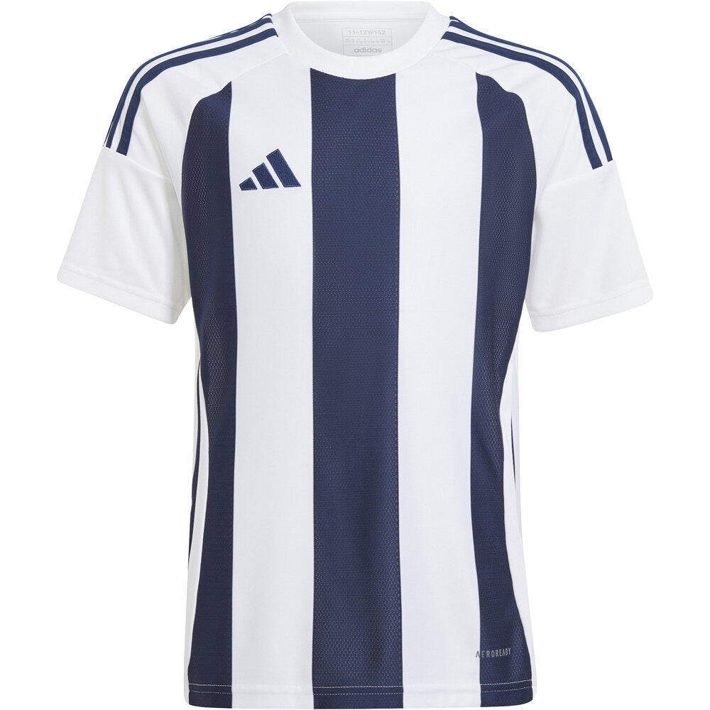 adidas camisetas entrenamiento futbol manga corta niño STRIPED 24 JSYY vista frontal