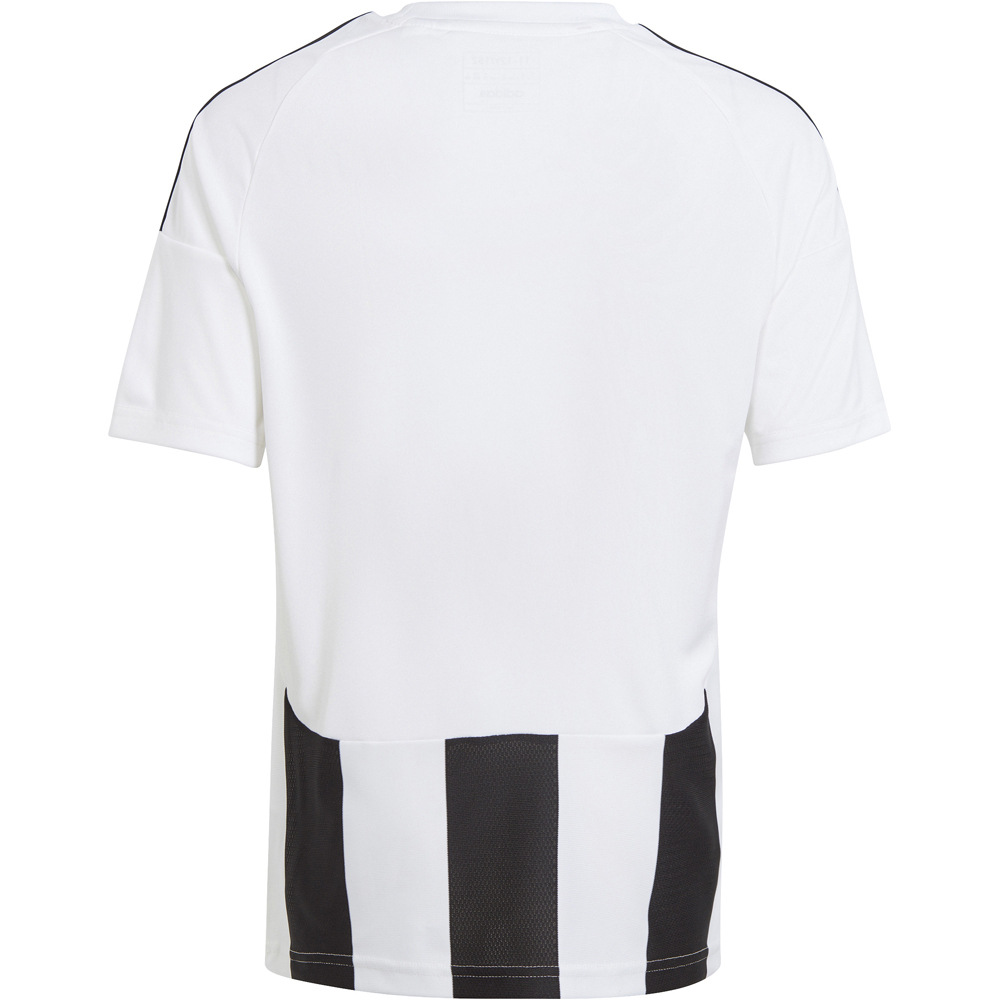 adidas camisetas entrenamiento futbol manga corta niño STRIPED 24 JSYY vista trasera