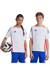 adidas camisetas entrenamiento futbol manga corta niño TIRO24 C TRJSYY vista frontal