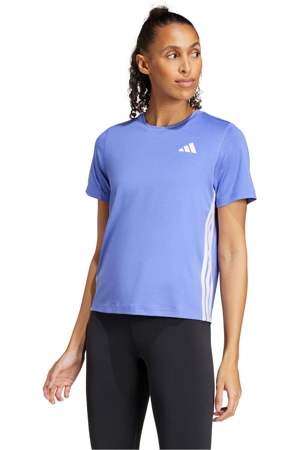 adidas camisetas fitness mujer TE 3S CREW TEE vista frontal