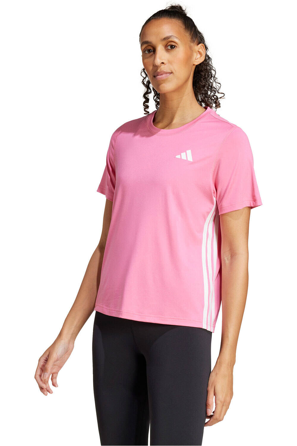 adidas camisetas fitness mujer TE 3S CREW TEE vista frontal