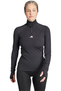 adidas camisetas fitness mujer TF CR 14Z LS vista frontal