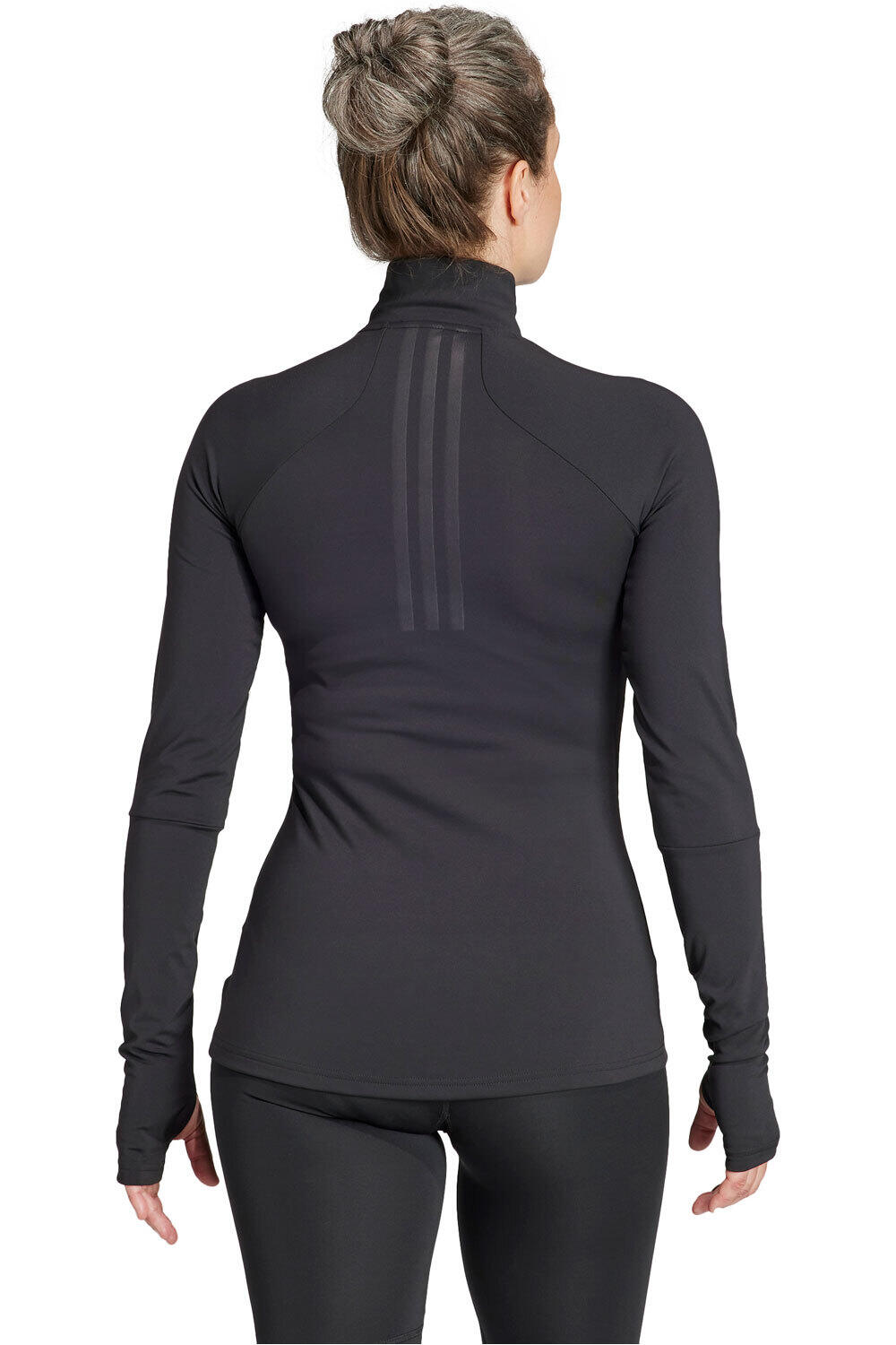 adidas camisetas fitness mujer TF CR 14Z LS vista trasera