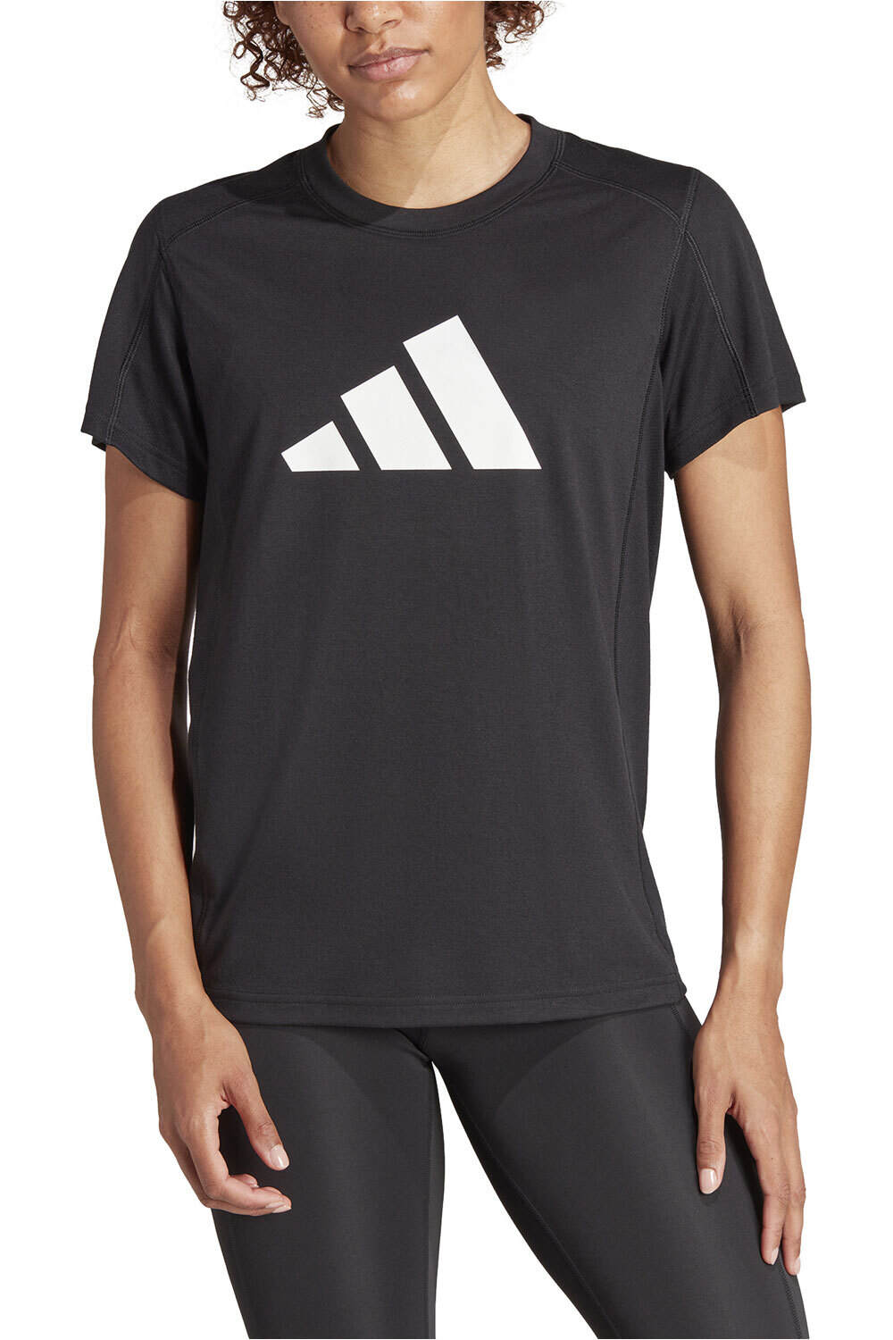 adidas camisetas fitness mujer TR-ES LOGO T vista frontal