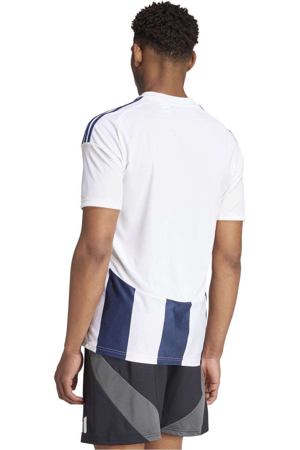 adidas camisetas fútbol manga corta STRIPED 24 JSY vista trasera