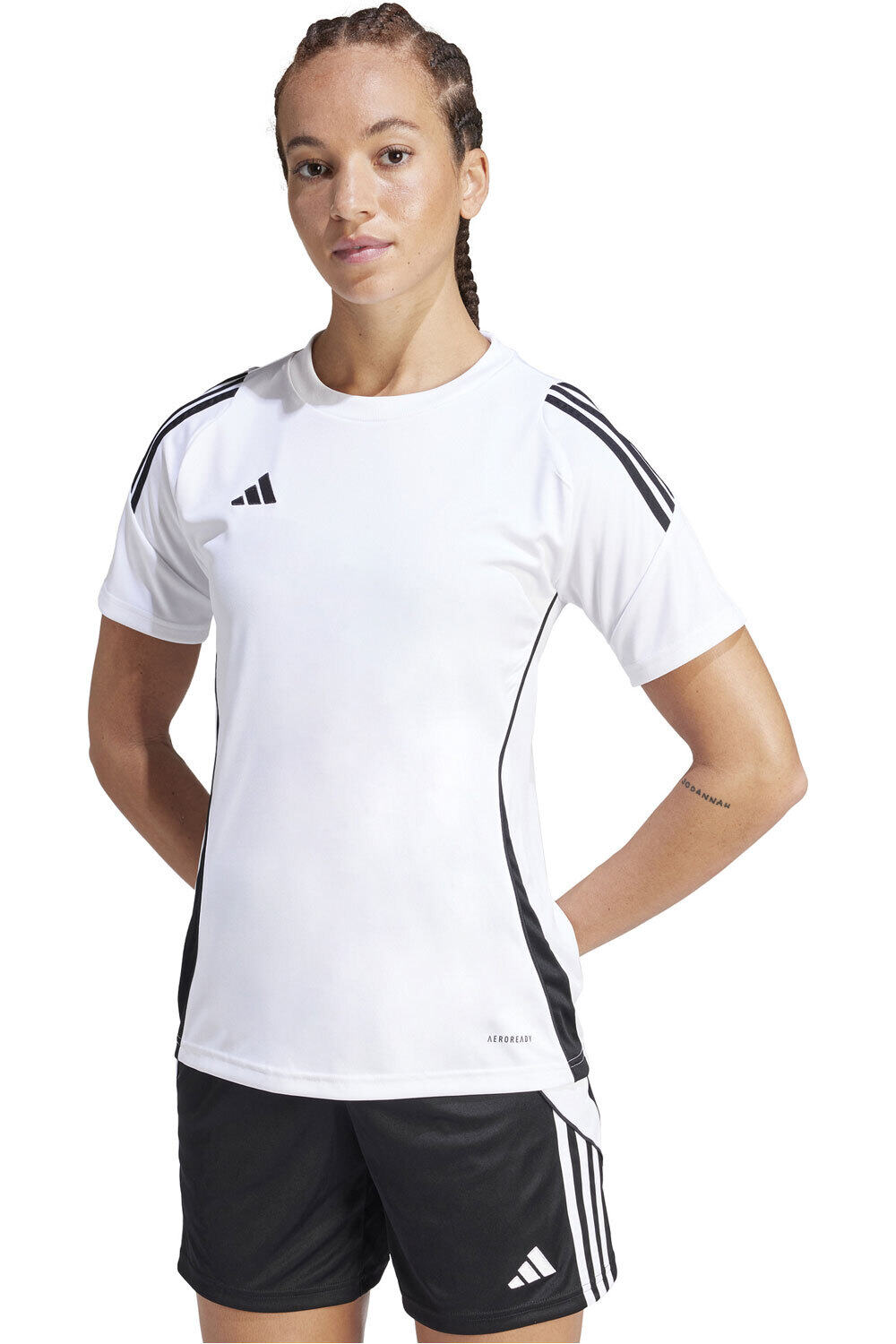 adidas camisetas fútbol manga corta TIRO24 JSYW vista frontal