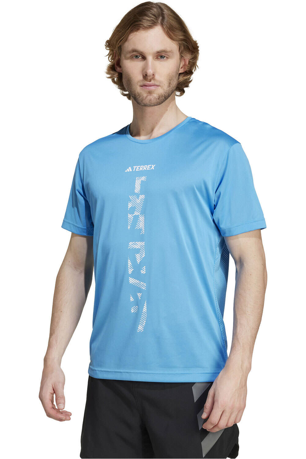 adidas camisetas trail running manga corta hombre AGR SHIRT vista frontal