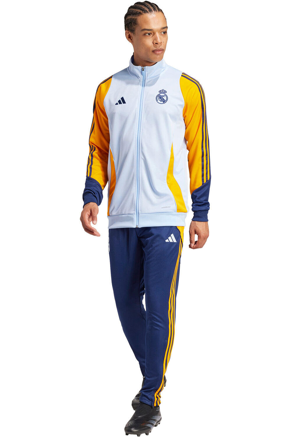 adidas chandal fútbol de equipos oficiales R.MADRID 25 TK SUIT CENA vista frontal