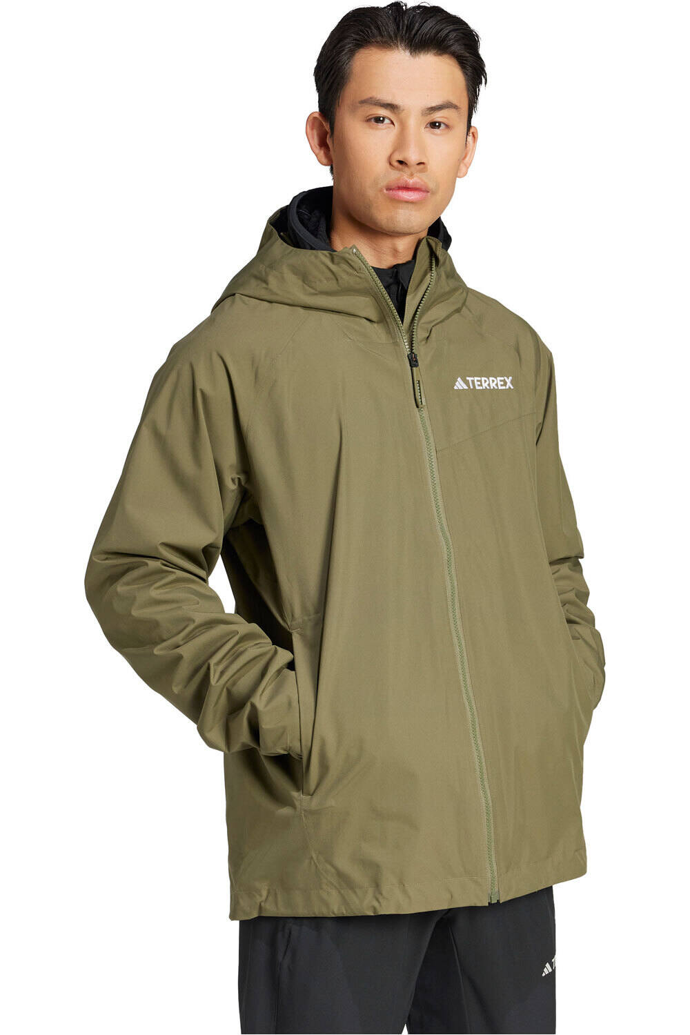 adidas chaqueta impermeable hombre MULTI 2L RAIN J vista detalle