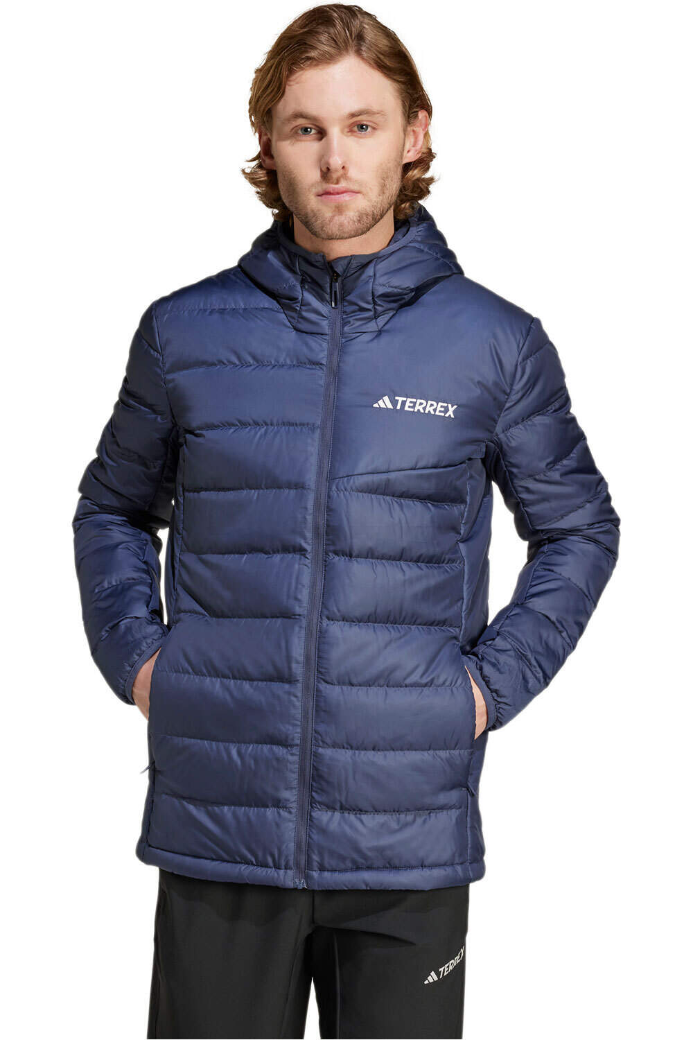 adidas chaqueta outdoor hombre MT DOWN HO J vista frontal