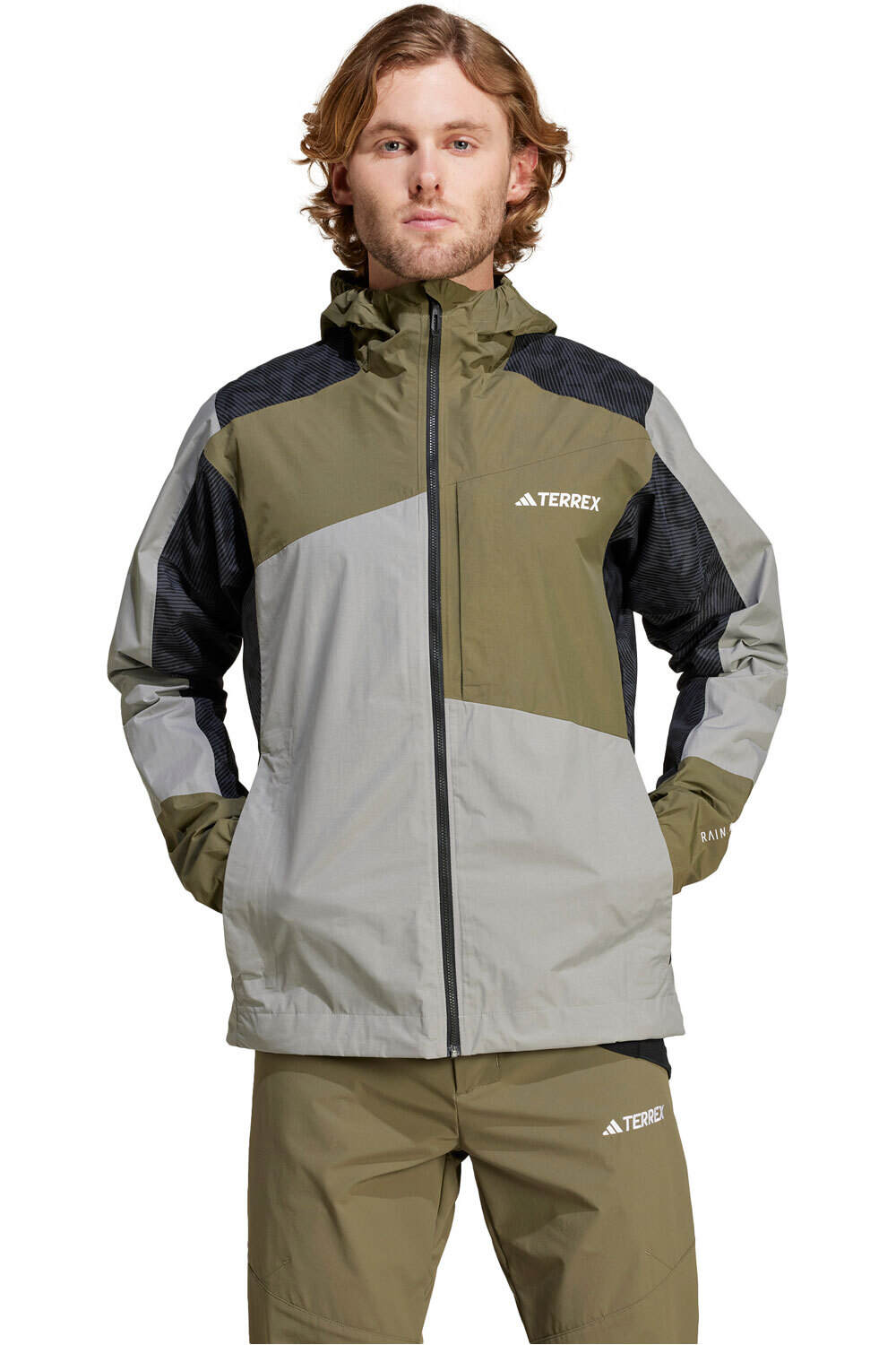 adidas chaqueta outdoor hombre XPR HYBR RR J vista frontal