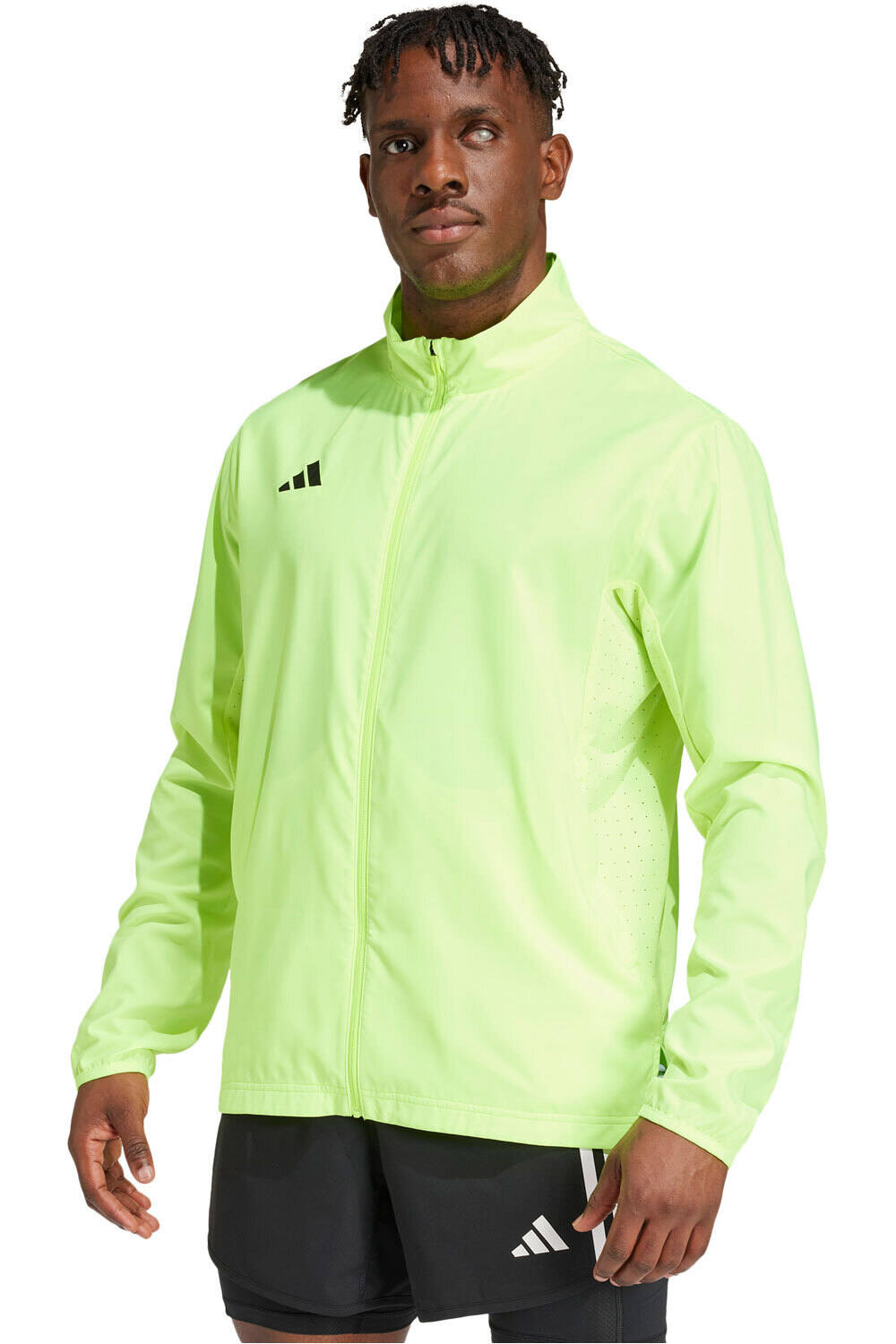 adidas CHAQUETA RUNNING HOMBRE ADIZERO E JCKT vista frontal