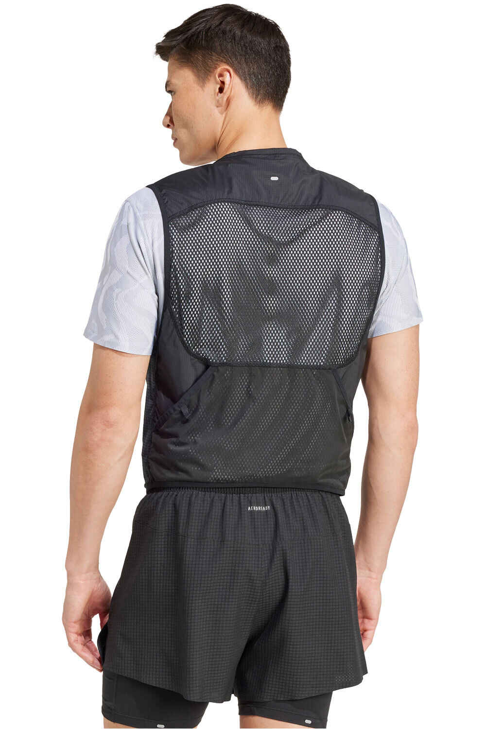 adidas CHAQUETA RUNNING HOMBRE ULT PKT VEST vista trasera