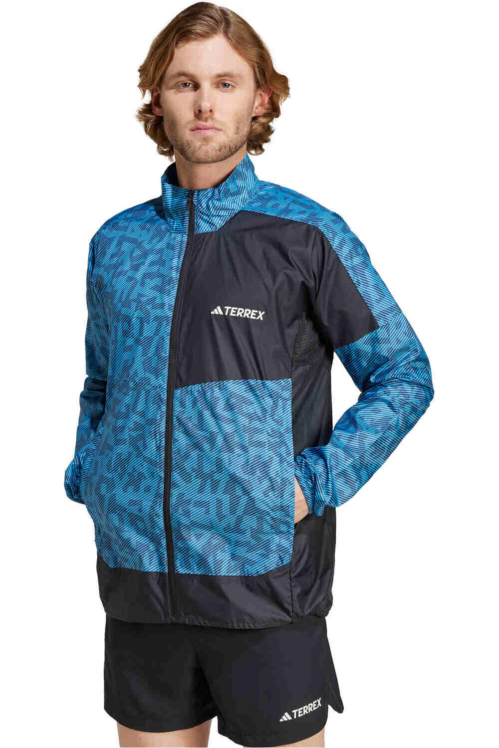 adidas CHAQUETA TRAIL RUNNING HOMBRE TRAIL WIND J vista frontal