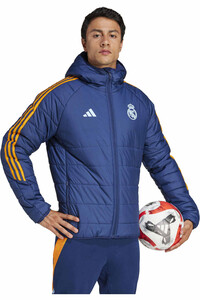 adidas chubasqueros y chaquetones entrenamiento fútbol R.MADRID 25 WINT JKT vista detalle