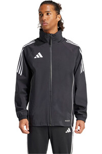 adidas chubasqueros y chaquetones entrenamiento fútbol TIRO24 RA JKT vista frontal