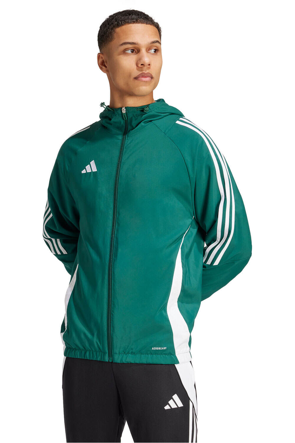 adidas chubasqueros y chaquetones entrenamiento fútbol TIRO24 WB vista frontal