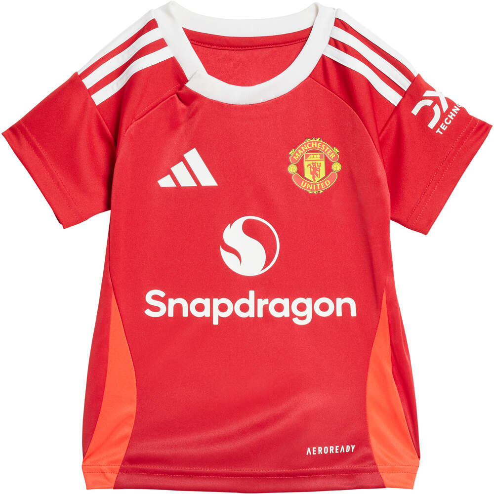 adidas equipación fútbol niño MUFC H BABY vista trasera