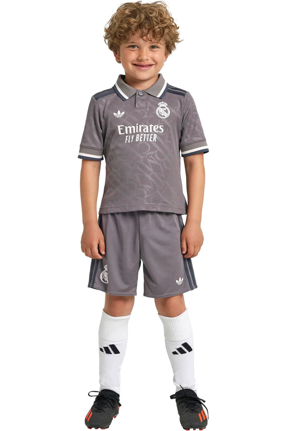 adidas equipación fútbol niño R.MADRID 25  3  MINI vista frontal