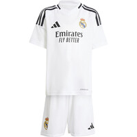 adidas equipación fútbol niño R.MADRID 25 H MINI vista frontal