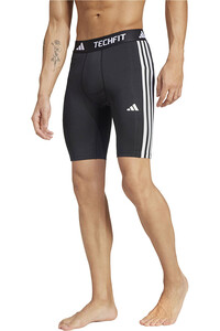 adidas malla corta running hombre TF 3S SHORT vista frontal