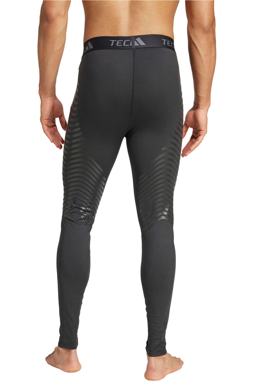 adidas mallas largas fitness hombre TF CTRL TIGHT vista trasera