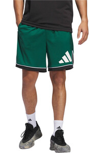 adidas pantalón baloncesto BOS SHORT vista frontal