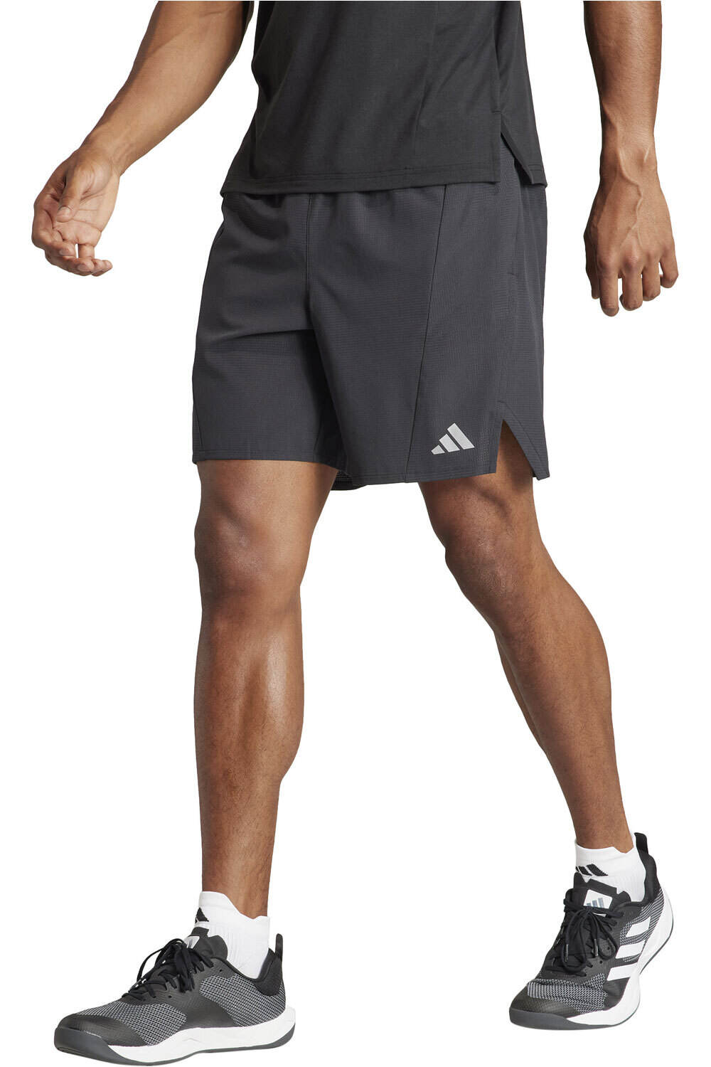 adidas pantalón corto fitness hombre D4T HR SHO vista frontal