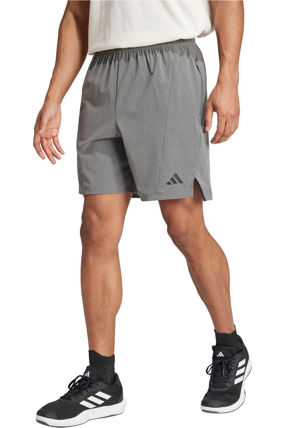 adidas pantalón corto fitness hombre D4T MEL SHORT vista frontal