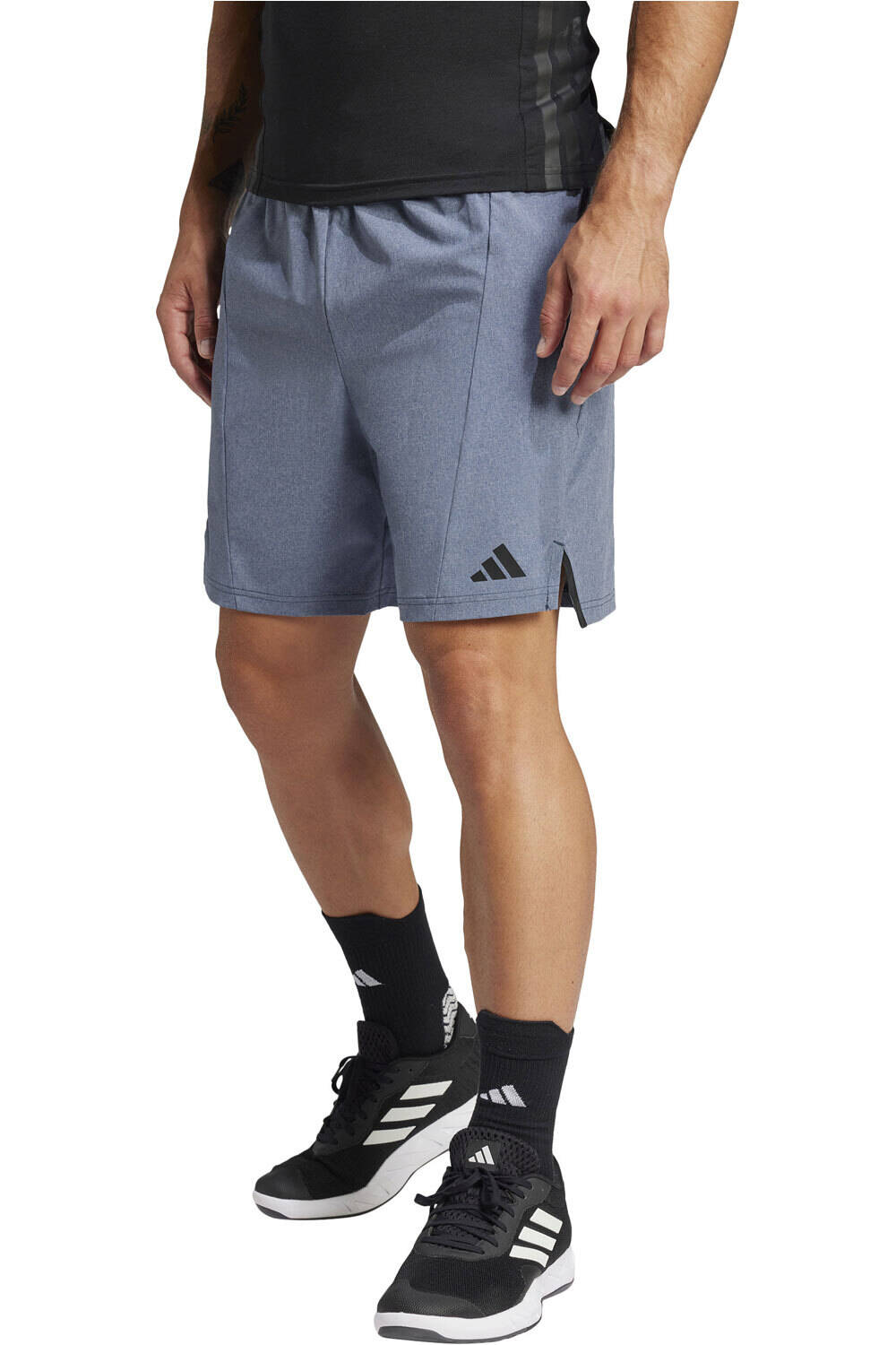 adidas pantalón corto fitness hombre D4T MEL SHORT vista frontal