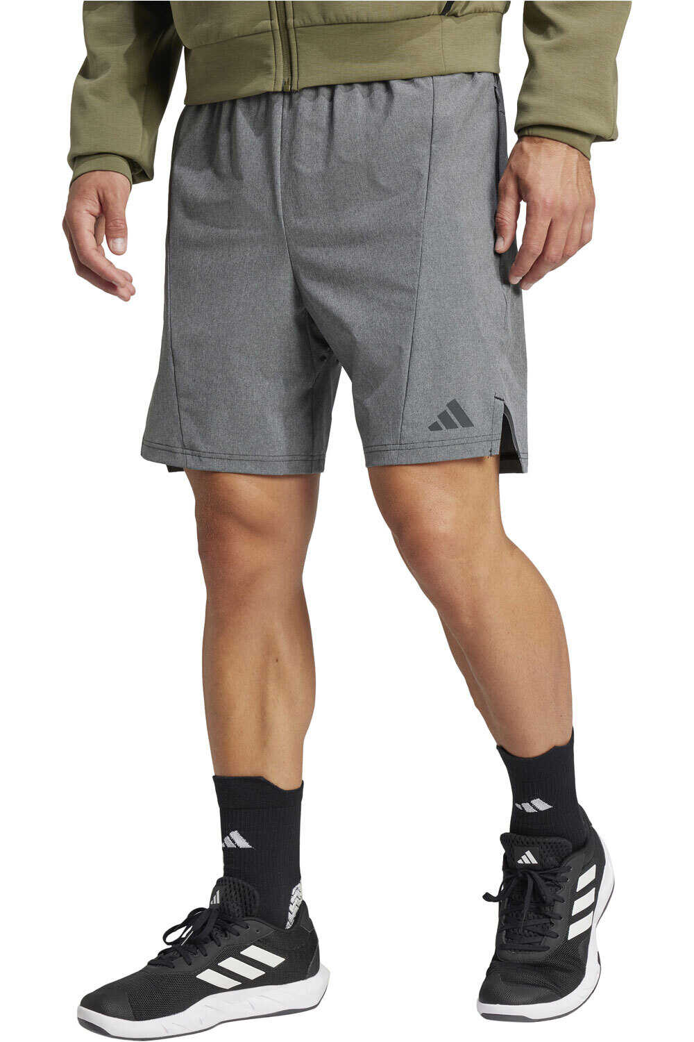 adidas pantalón corto fitness hombre D4T MEL SHORT vista frontal