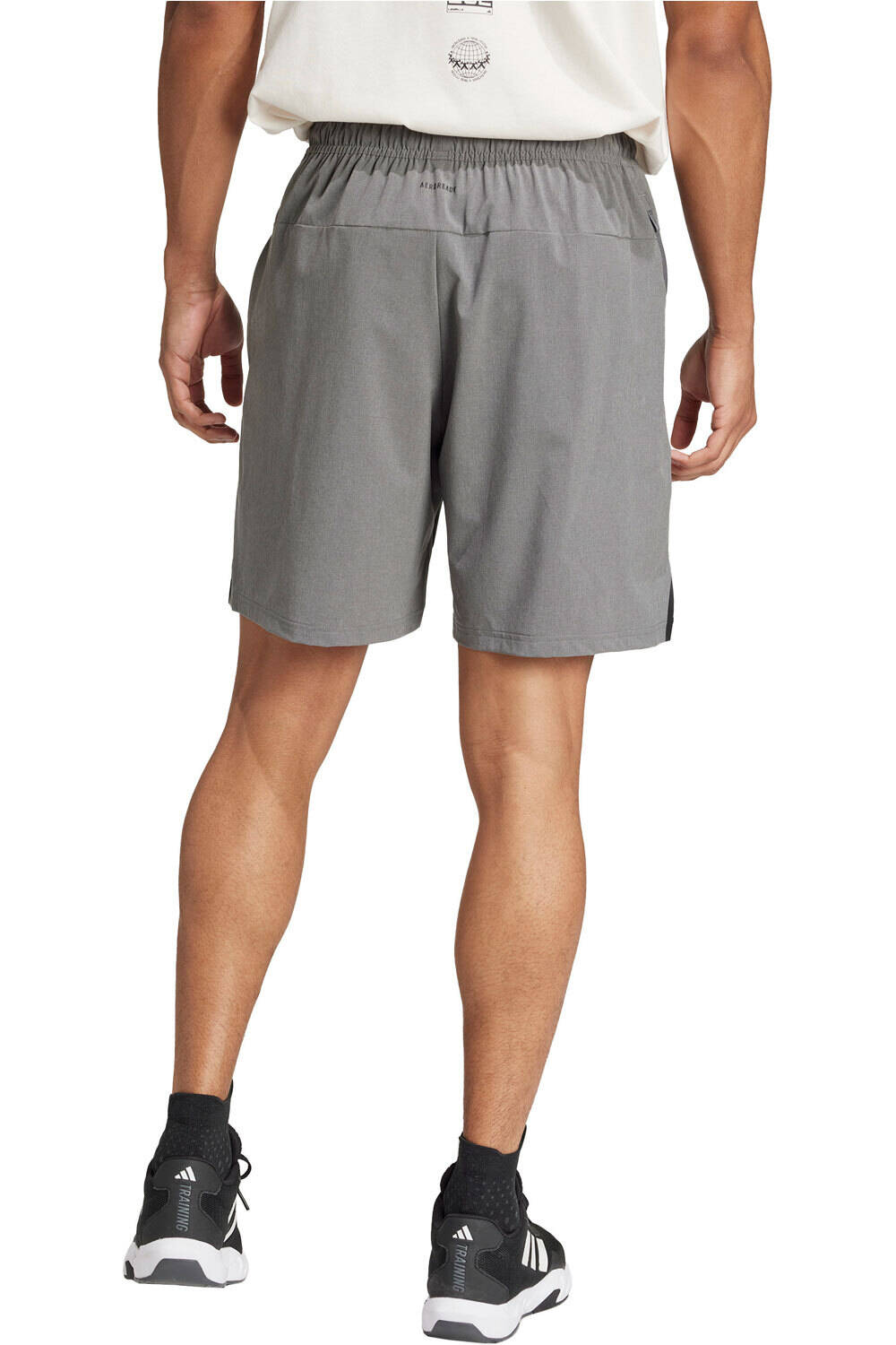 adidas pantalón corto fitness hombre D4T MEL SHORT vista trasera